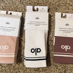 ALO Unisex bundle of 3 pairs- size Medium